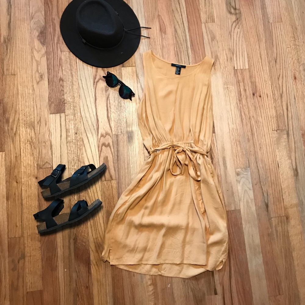 Forever 21 Mustard Dress